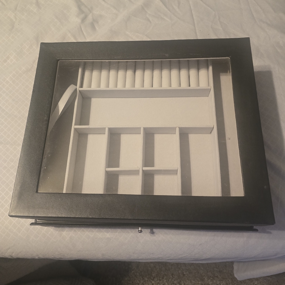 Black Jewelry Display Case